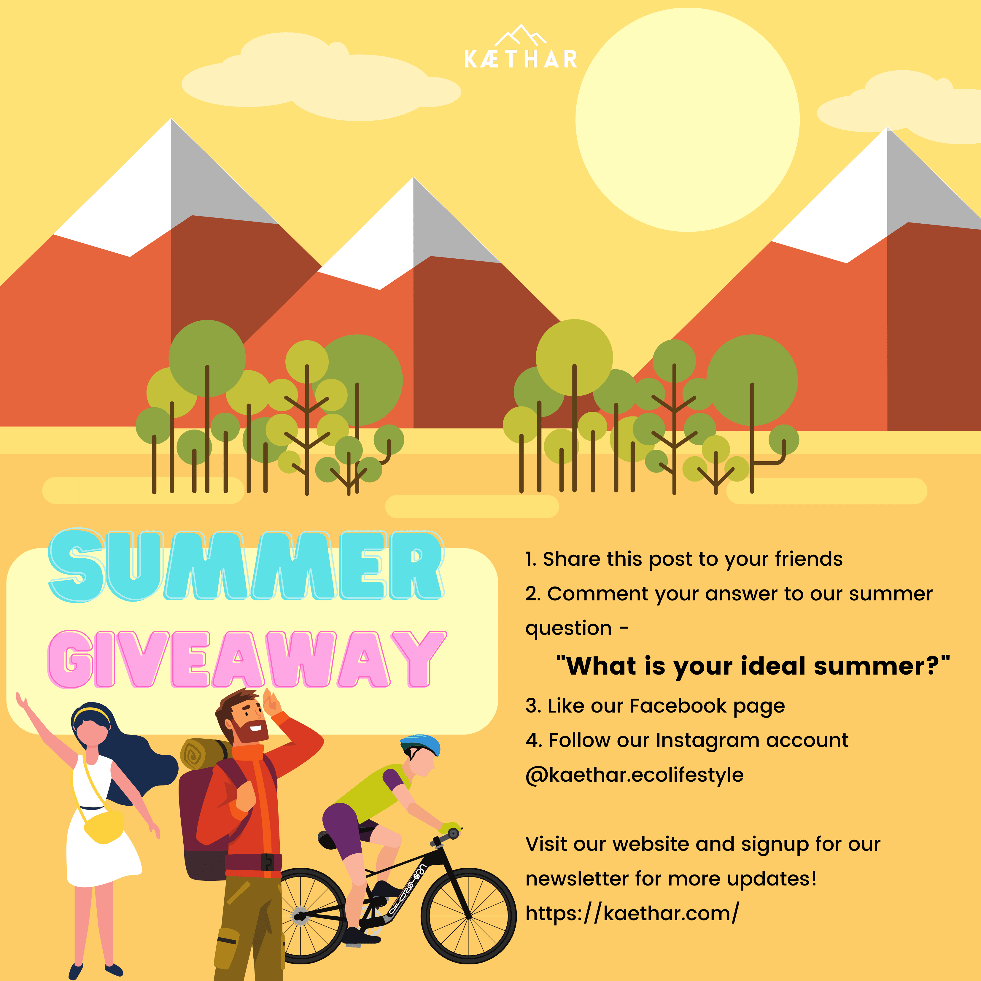 Join the Kaethar Summer Giveaway - Katharē Hair Care