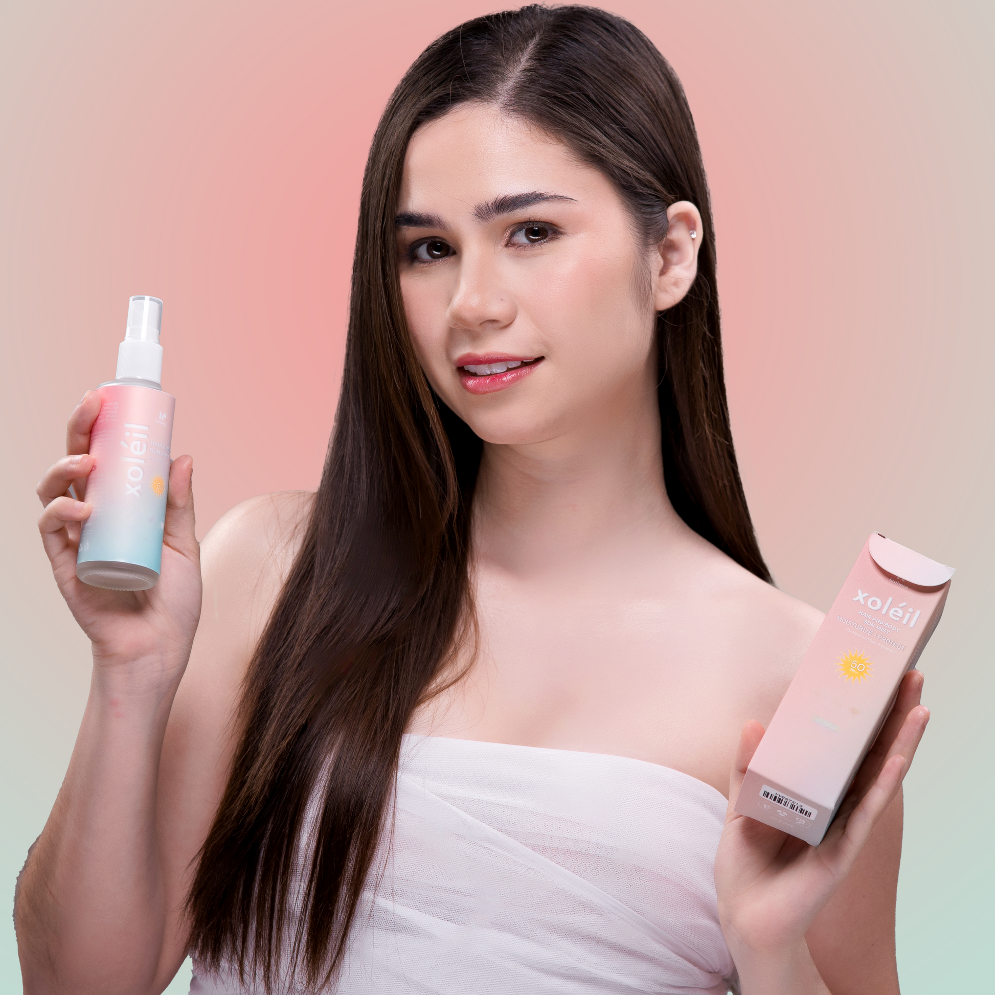 Katharē Xoleil Mist | Cooling, Heat Protectant, SPF, Relief for Filipino Hair