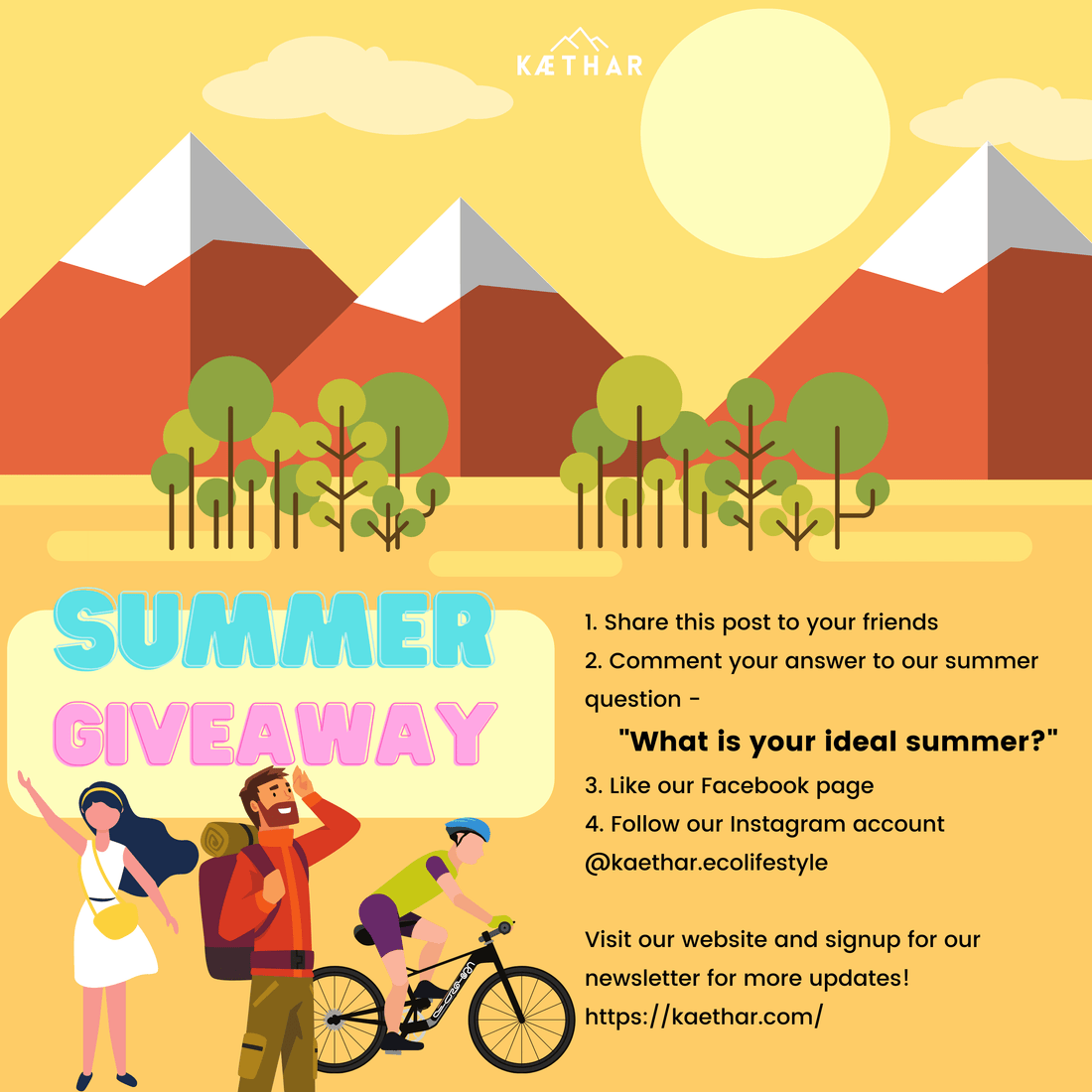 Join the Kaethar Summer Giveaway - Katharē Hair Care