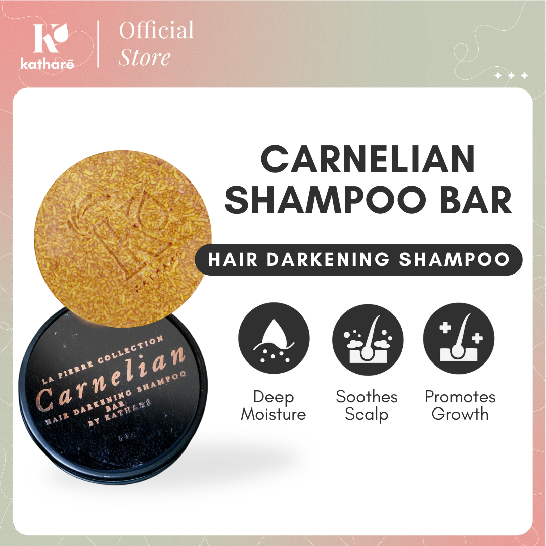 Carnelian Shampoo Bar 80g | Hair Darkening