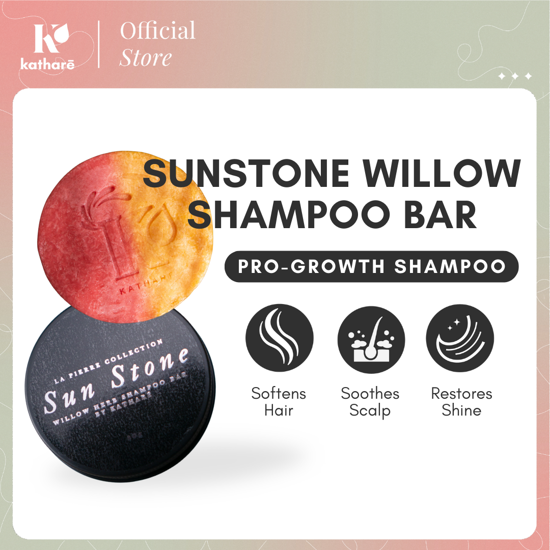 Sunstone Willow Bark Hair Shampoo Bar 80g | Hair Regrowth