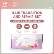 Hair Transition and Repair Set | Shampoo and Conditioner Bar Set