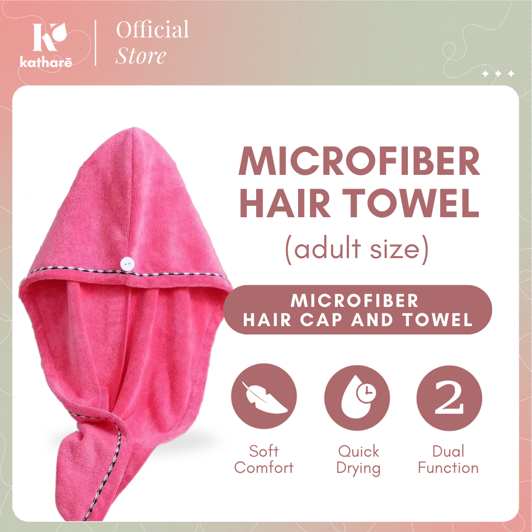 High Quality Fast Drying Microfiber Hair Towel (adult size)