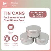 Tin Can: Convenient Storage Solution for Shampoo and Conditioner Bars