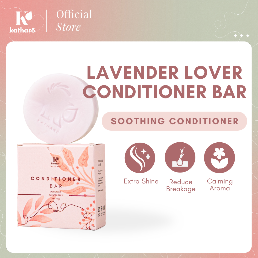 Lavender Lover Artisan Conditioner Bar | Calming, Deeply Moisturizing for Filipino Hair