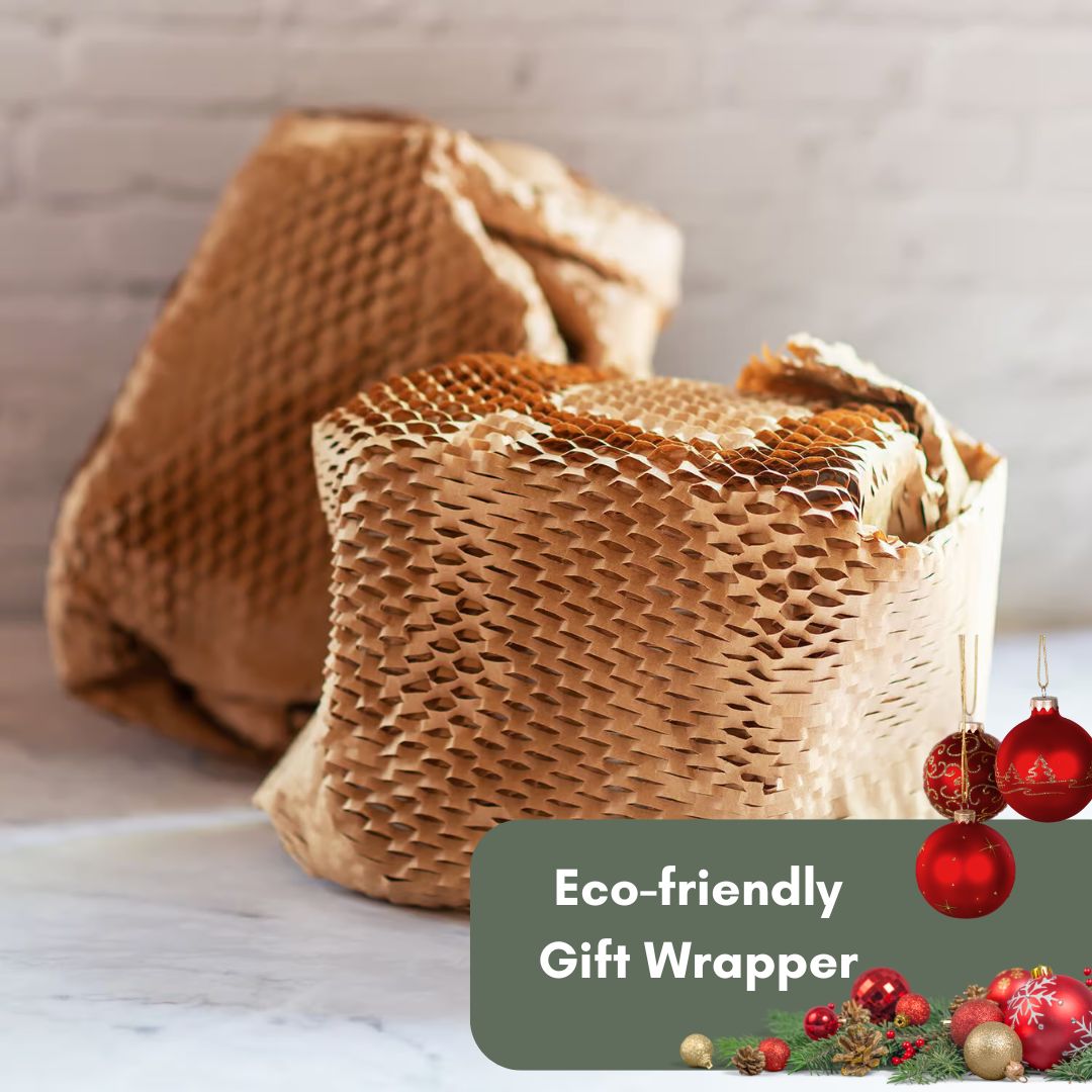 1m Eco-Friendly Kraft Honeycomb Paper for Gifting or Gift Wrapping