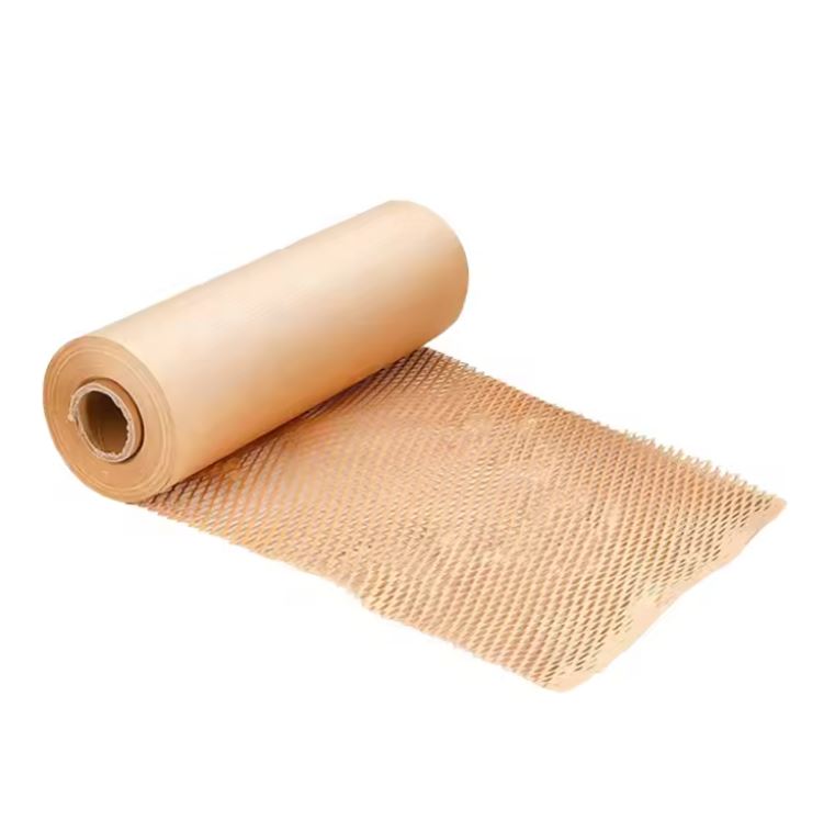 100m Eco-Friendly Kraft Honeycomb Paper for Gifting or Gift Wrapping