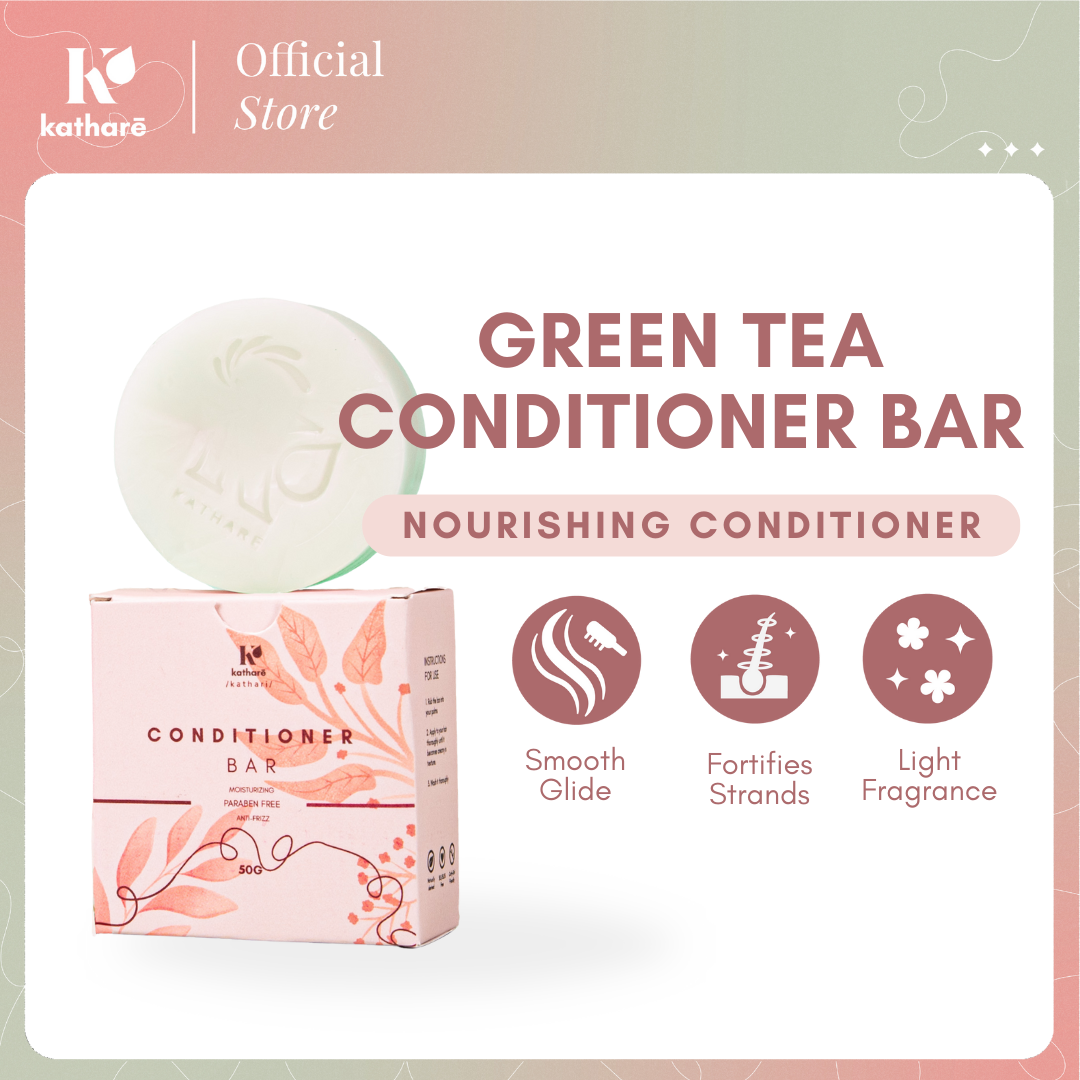 Green Tea Conditioner Bar 50g |Nourishing