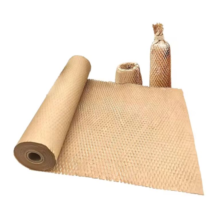 100m Eco-Friendly Kraft Honeycomb Paper for Gifting or Gift Wrapping