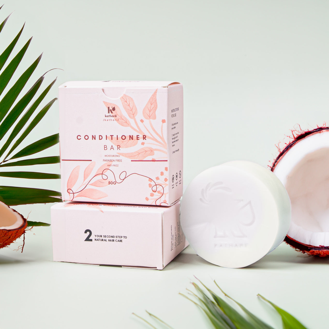 Katharē Coco Dreams Conditioner Bar 50g |Moisturizing