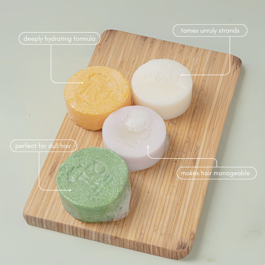 Strawberry Swirl Artisan Conditioner Bar | Detangling & Shine for Filipino Hair