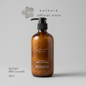 Spirited Co - Wash | 2 - in - 1 Shampoo & Gentle Scalp Cleanser for Hydrated, Frizz - Free Hair - Katharē Hair Care
