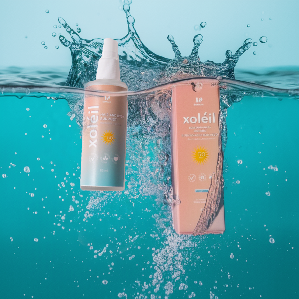 Katharē Xoleil Mist | Cooling, Heat Protectant, SPF, Relief for Filipino Hair