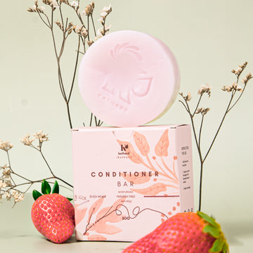 Katharē Strawberry Lush Conditioner Bar 50g |Nourishing