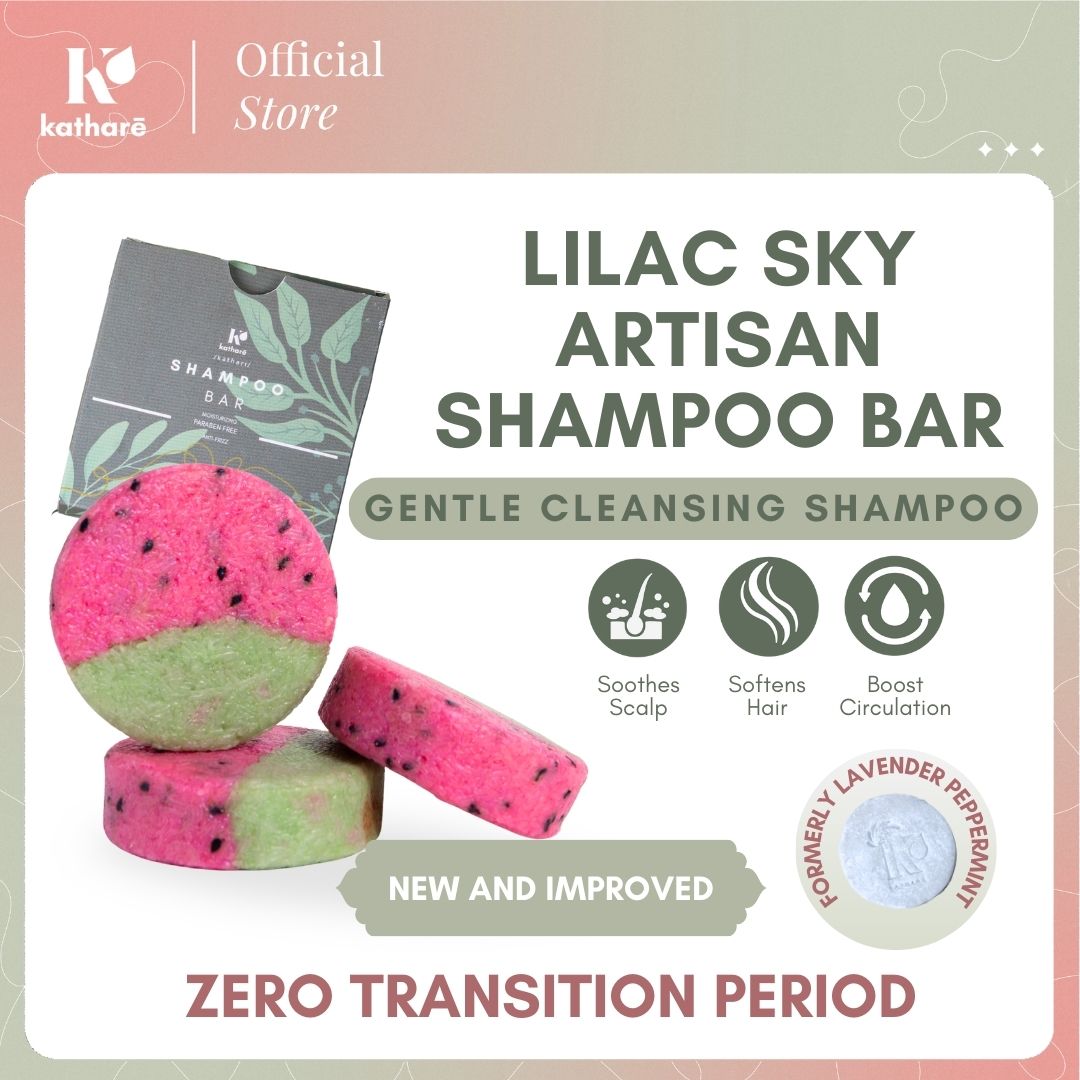 Lilac Sky Artisan Shampoo Bar | Calming Cleanse for Filipino Hair