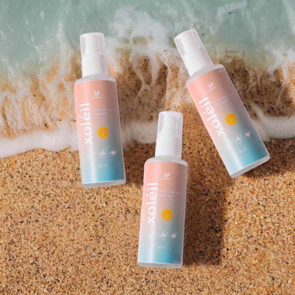 Katharē Xoleil Mist | Cooling, Heat Protectant, SPF, Relief for Filipino Hair