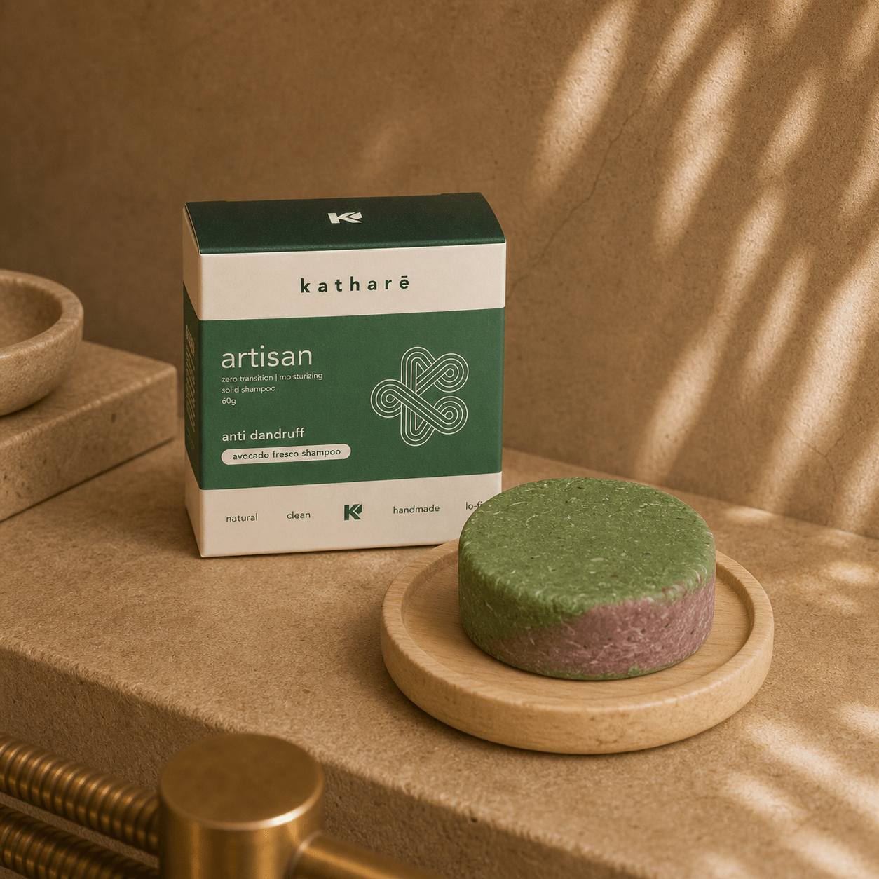 Avocado Fresco | Anti-Dandruff Shampoo Bar - Katharē Hair Care