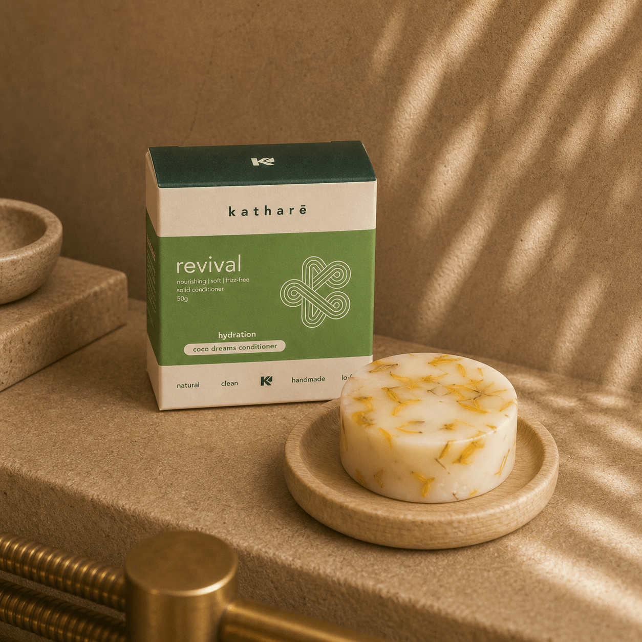 Coco Dreams | Nourishing Revival Conditioner Bar - Katharē Hair Care