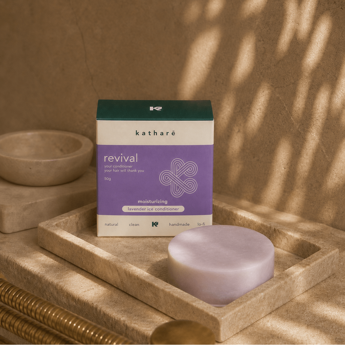 Lavender Lover | Extra Shine Revival Conditioner Bar - Katharē Hair Care