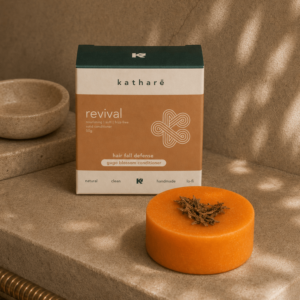Gugo Blossom | Hair Growth Revival Conditioner Bar - Katharē Hair Care