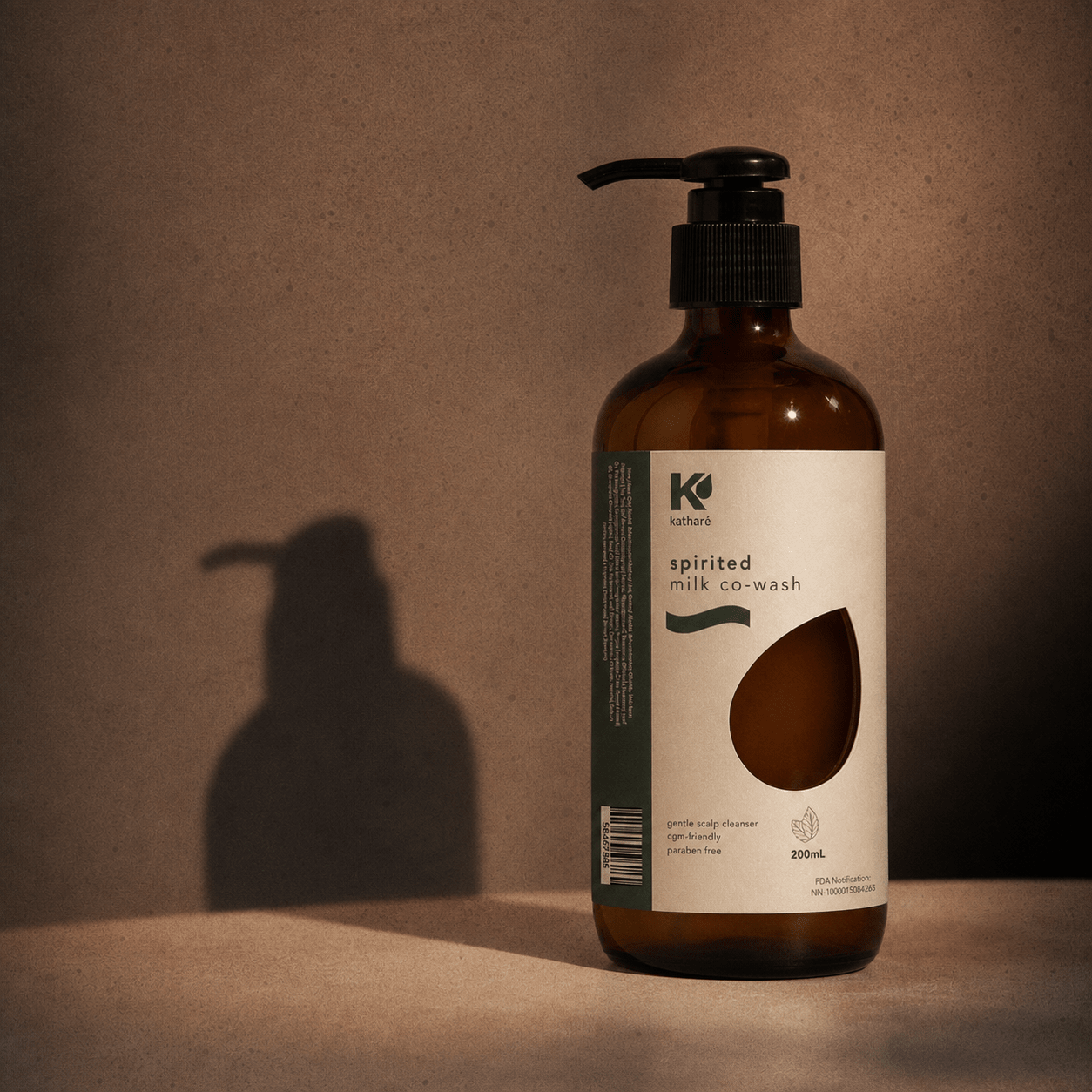 Spirited Co-Wash | 2-in-1 Shampoo & Gentle Scalp Cleanser for Hydrated, Frizz-Free Hair - Katharē Hair Care