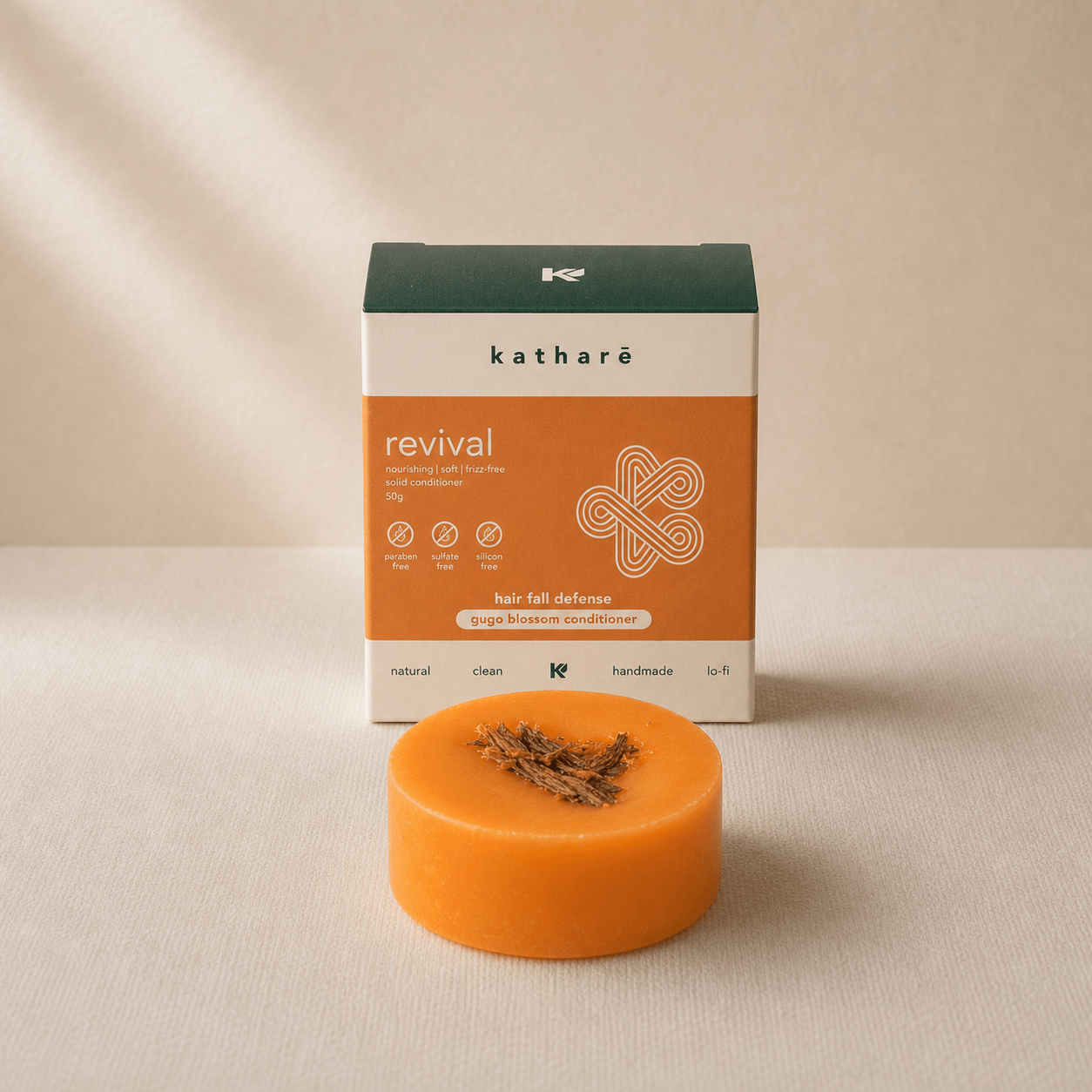 Gugo Blossom | Hair Growth Revival Conditioner Bar - Katharē Hair Care