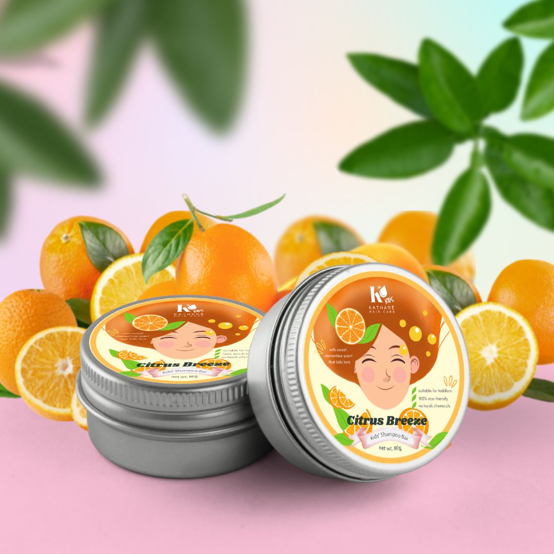Citrus Breeze Kid's Shampoo Bar 80g | Gentle, Tear-Free Cleanse for Filipino Hair